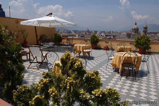 Hotel Ambasciatori Palermo Restoran fotoğraf